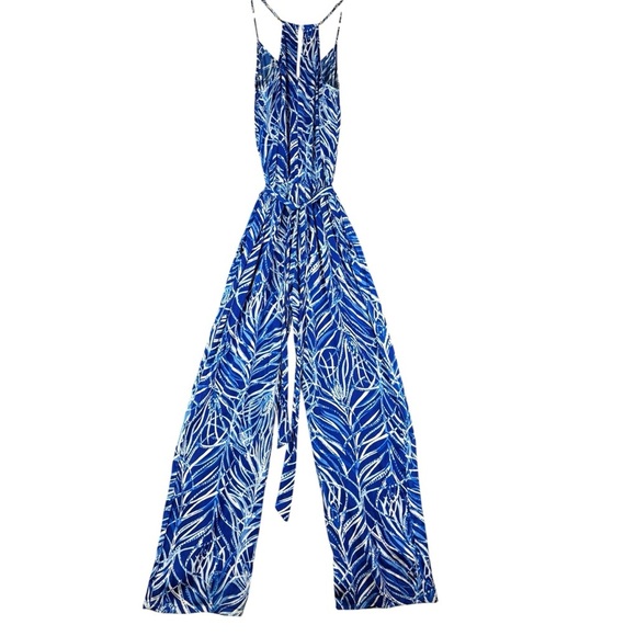Lilly Pulitzer Women’s Early Riser Belted Wide Leg Jumpsuit in Dusk sz XS - Picture 4 of 15